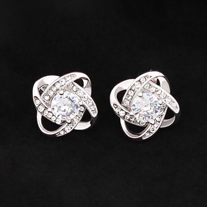Love Knot Stud Earrings - We Love Hummingbirds