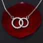 To My Beloved Mother - Perfect Pair Necklace - We Love Hummingbirds