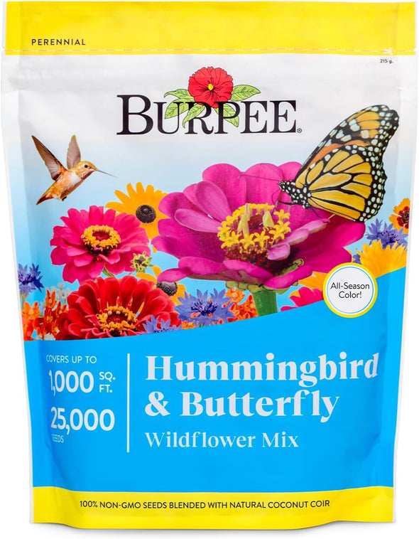 buy wildflower seeds in bulk Hummingbirds and Butterflies Wildflower Seeds Bulk Bag