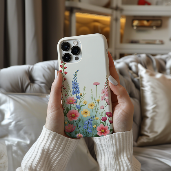 Vintage Coquette Wildflower Phone Case for iPhone and Samsung