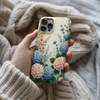 Vintage Coquette Peony Flowers Phone Case for iPhone and Samsung