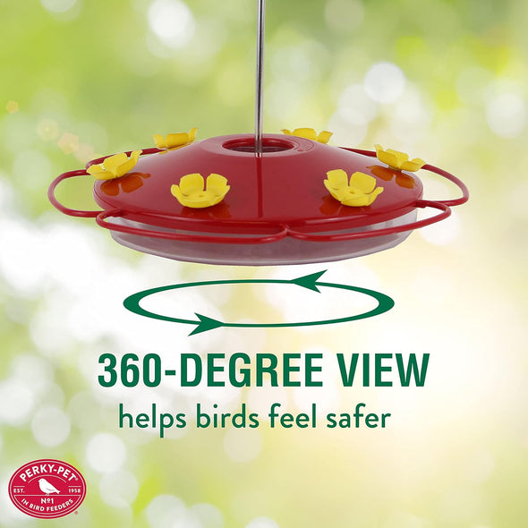 Perky-Pet 282-1SR Hummingbird Oasis 16-Ounce Hummingbird Feeder - We Love Hummingbirds