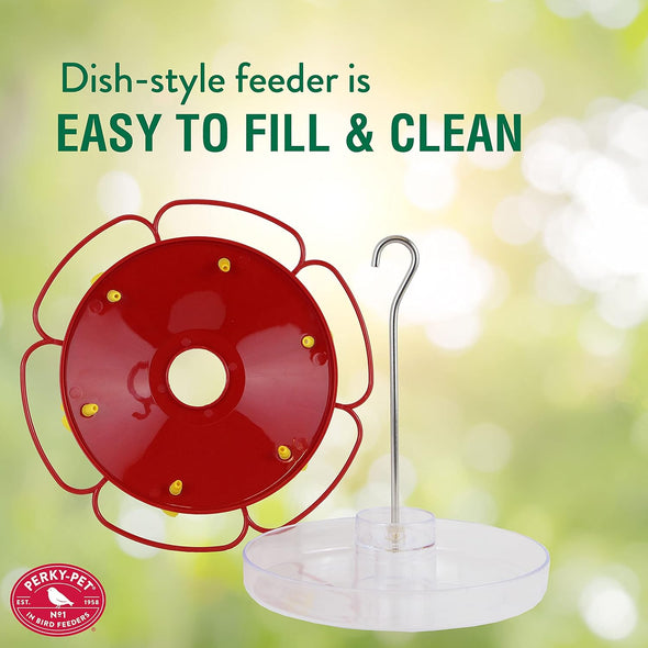Perky-Pet 282-1SR Hummingbird Oasis 16-Ounce Hummingbird Feeder - We Love Hummingbirds