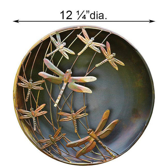 12 Raised Dragonflies Disc Wall Art for Indoor and Outdoor Walls - We Love Hummingbirds