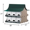 12 Room Purple Martin Birdhouse for Outdoors, Garden, and Backyard Decor - We Love Hummingbirds