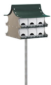 12 Room Purple Martin Birdhouse for Outdoors, Garden, and Backyard Decor - We Love Hummingbirds