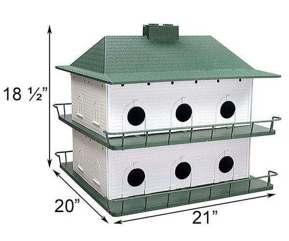 12 Room Purple Martin Two-Story House - We Love Hummingbirds