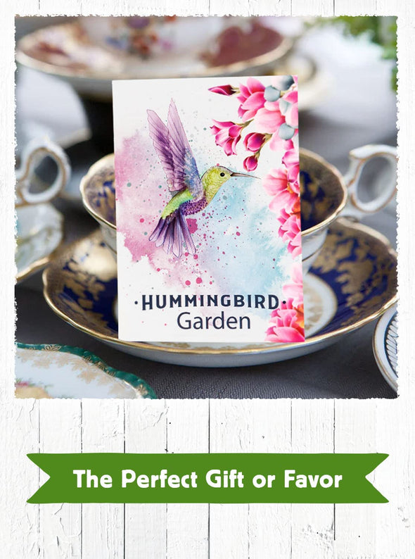 20 Hummingbird Garden Wildflower Seed Packets - We Love Hummingbirds