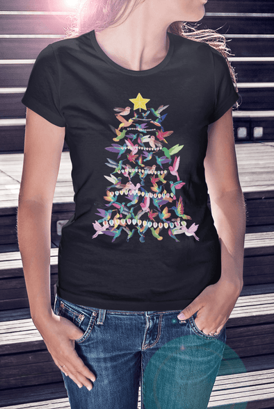 2021 Hummingbird Christmas Shirt - We Love Hummingbirds