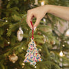 2021 Hummingbird Christmas Wooden Tree Ornament - We Love Hummingbirds