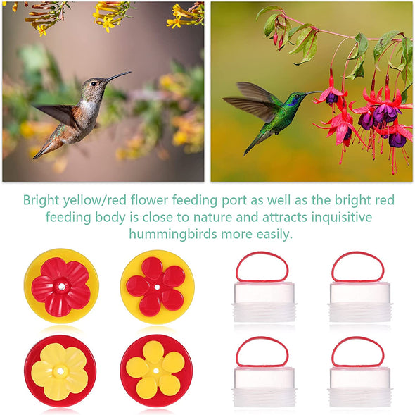 4 Hummingbird Ring Feeders - We Love Hummingbirds