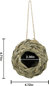 4Pack Hanging Bird Hummingbird Nest House for Outside,Natural Grass Hanging Bird Hut,Made of Natural Grass, Perfect for Garden Patio Lawn Office Indoor - We Love Hummingbirds