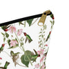Hummingbird Beauty Accessory Pouch & Makeup Bag - (Black Zipper) 