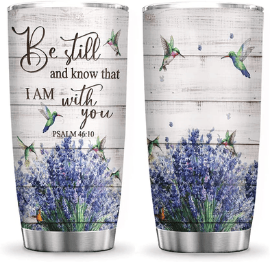 64HYDRO 20Oz Hummingbird God with You, Hummingbird Lovers, Hummingbird Inspiration Tumbler Cup with Lid, Double Wall Vacuum Thermos Insulated Travel Coffee Mug - HALZ1505009Z - We Love Hummingbirds