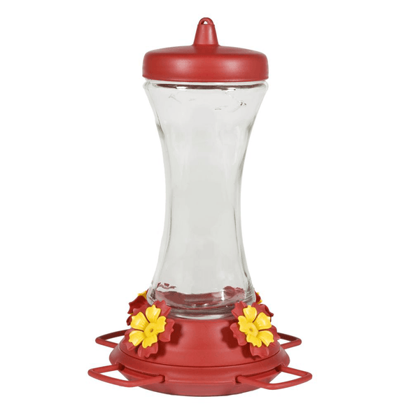 Adjustable Perch Glass Hummingbird Feeder - We Love Hummingbirds