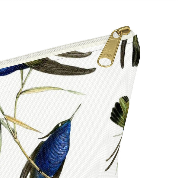 Antique Hummingbird Accessory Pouch & Makeup Bag - We Love Hummingbirds