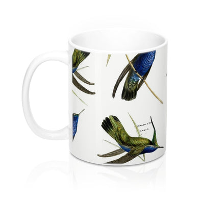 Antique Hummingbird Coffee & Tea Mug - Limited Edition Design - We Love Hummingbirds