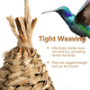 AQUEENLY Hummingbird House Set of 3 Hand Woven Hummingbird Houses Nest Small Hanging Audubon Birdhouse - We Love Hummingbirds