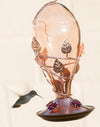 Beautiful Copper & Glass Hummingbird Feeder - Holds 32 OZ of Nectar! 100% Guaranteed! - We Love Hummingbirds