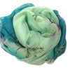 Beautiful Floral Hummingbird Silk Scarf - We Love Hummingbirds