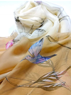 Beautiful Floral Hummingbird Silk Scarf - We Love Hummingbirds