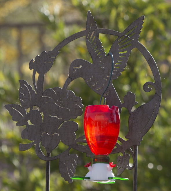 Big Red Hummingbird Feeder - Attracts Hummers Like Crazy! - We Love Hummingbirds