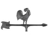 Black Rooster Large Accent Weathervane - We Love Hummingbirds