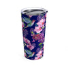 Blue Hummingbird Flowers Tumbler in 20oz Size - Perfect Gift Idea! - We Love Hummingbirds