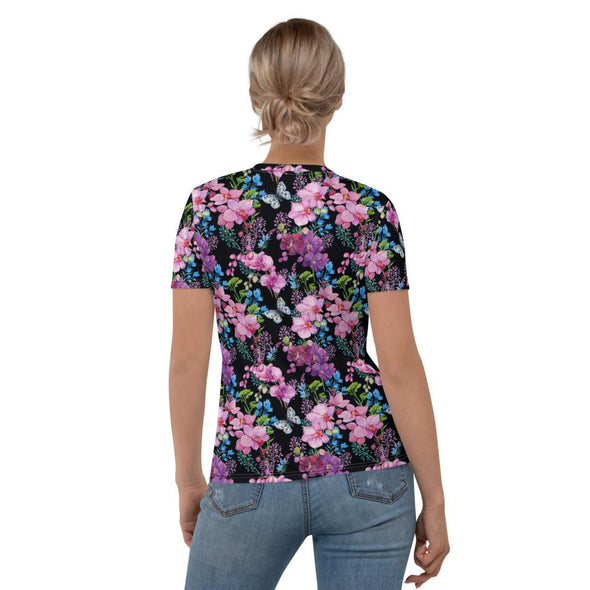 Butterfly Garden All Over T-shirt - We Love Hummingbirds
