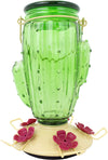 Cactus Glass Hummingbird Feeder - Holds 32 oz of Nectar - We Love Hummingbirds