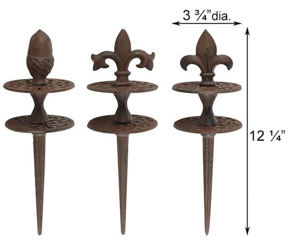 Cast Iron Hose Guides Set of 3 - We Love Hummingbirds