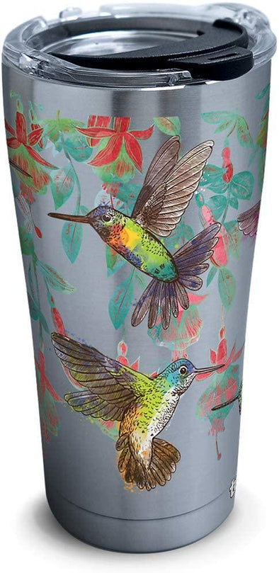 Colorful Hummingbirds Stainless Steel Insulated Tumbler with Lid - We Love Hummingbirds