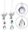 Crystal Hummingbird Window Suncatchers - 2 Pack - We Love Hummingbirds