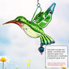 Cute Green Hummingbird Crystals Ornament Sun Catcher - We Love Hummingbirds