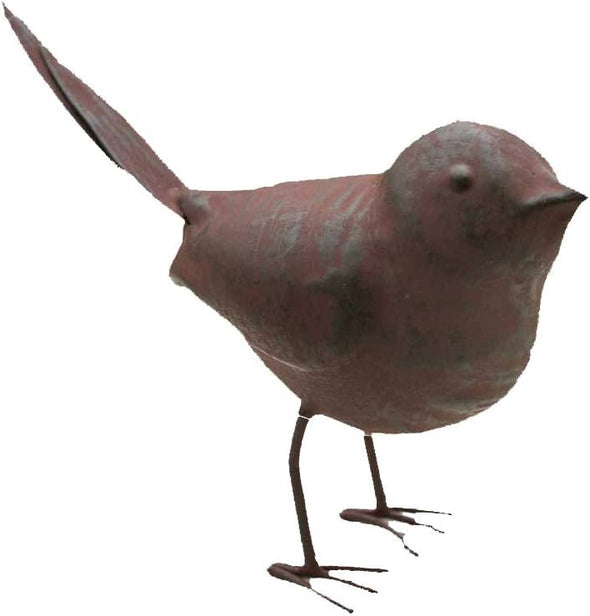 Decorative Cute Songbird Metal Bird Statue for Home Decor - We Love Hummingbirds
