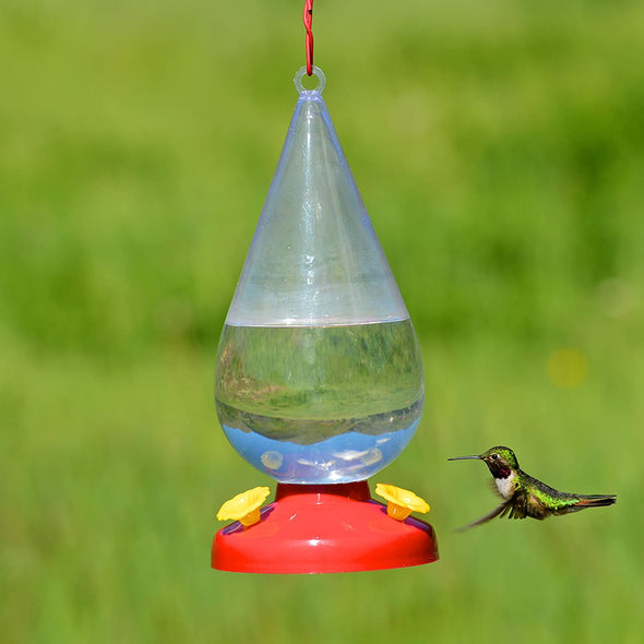 Dew Drop 32-Ounce Plastic Hummingbird Feeder - We Love Hummingbirds