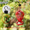 Floral Balloon Hand Blown Glass Hummingbird Feeder - Holds 34 oz of Nectar - We Love Hummingbirds