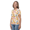 Flowers and Hummingbirds All Over T-shirt - We Love Hummingbirds