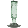 Green Antique Bottle Decorative Glass Hummingbird Feeder - We Love Hummingbirds
