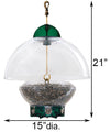 Green Big Top Squirrel Resistant Bird Feeder - We Love Hummingbirds
