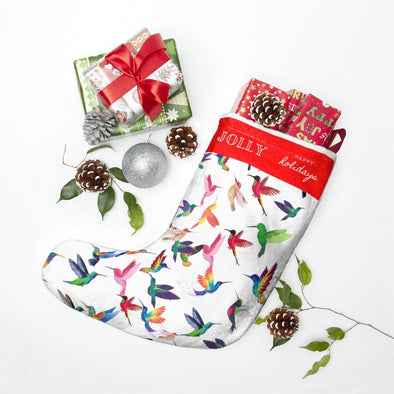 Happy Joy Love Hummingbird Christmas Stockings - We Love Hummingbirds