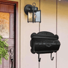 Hummingbird Black Wall Mount Horizontal Mailbox - We Love Hummingbirds