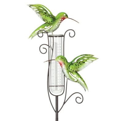 Hummingbird Capri Rain Gauge Stake - We Love Hummingbirds