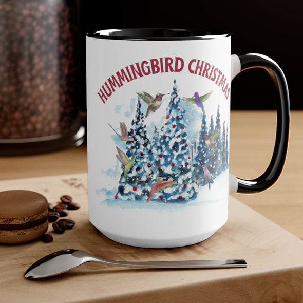 Hummingbird Christmas - 15oz Mug - We Love Hummingbirds
