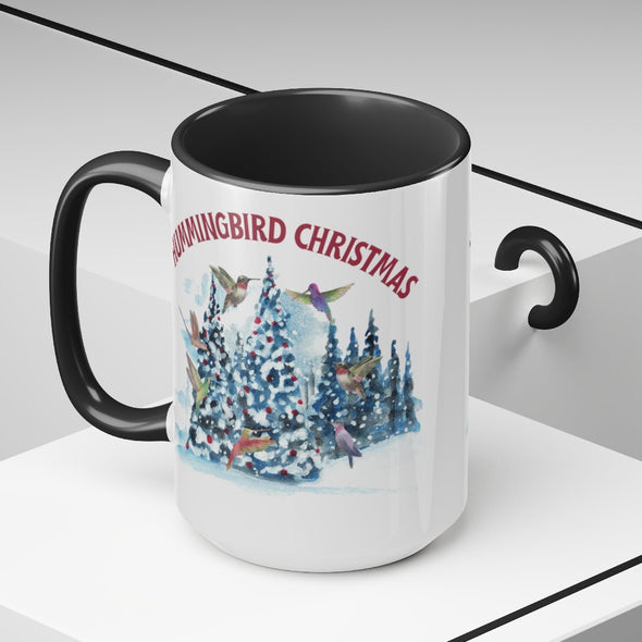 Hummingbird Christmas - 15oz Mug - We Love Hummingbirds