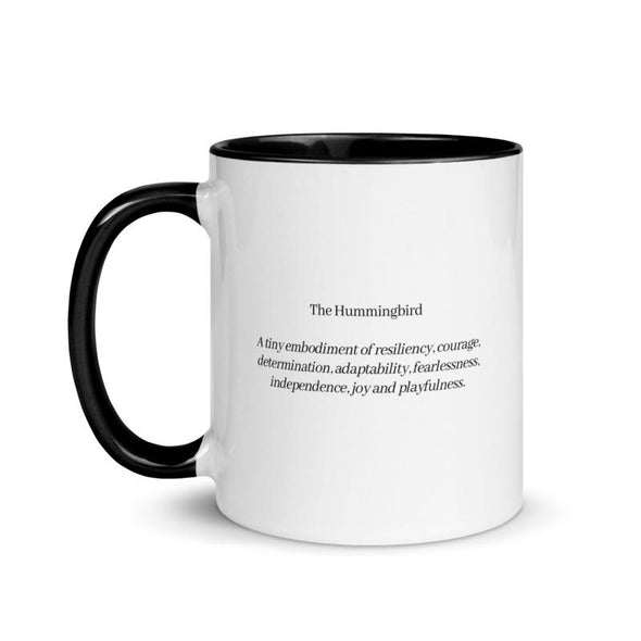 Hummingbird + Coffee Mug - Two-Sided with Inspirational Quote - Perfect Gift Idea for Mom, Grandma, Mother-in-Law - We Love Hummingbirds