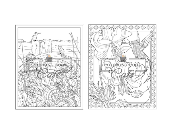 Hummingbird Coloring Book: an Adult Coloring Book Featuring Charming Hummingbirds, Beautiful Flowers and Nature Patterns for Stress Relief and Relaxation (Bird Coloring Books) - We Love Hummingbirds
