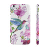 Hummingbird Flowers Slim Phone Case for iPhone, Samsung Galaxy, and Android - We Love Hummingbirds