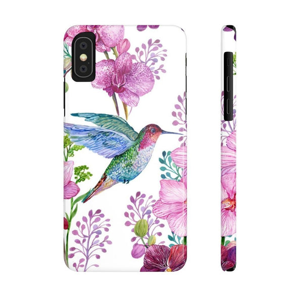 Hummingbird Flowers Slim Phone Case for iPhone, Samsung Galaxy, and Android - We Love Hummingbirds