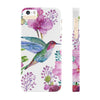 Hummingbird Flowers Slim Phone Case for iPhone, Samsung Galaxy, and Android - We Love Hummingbirds